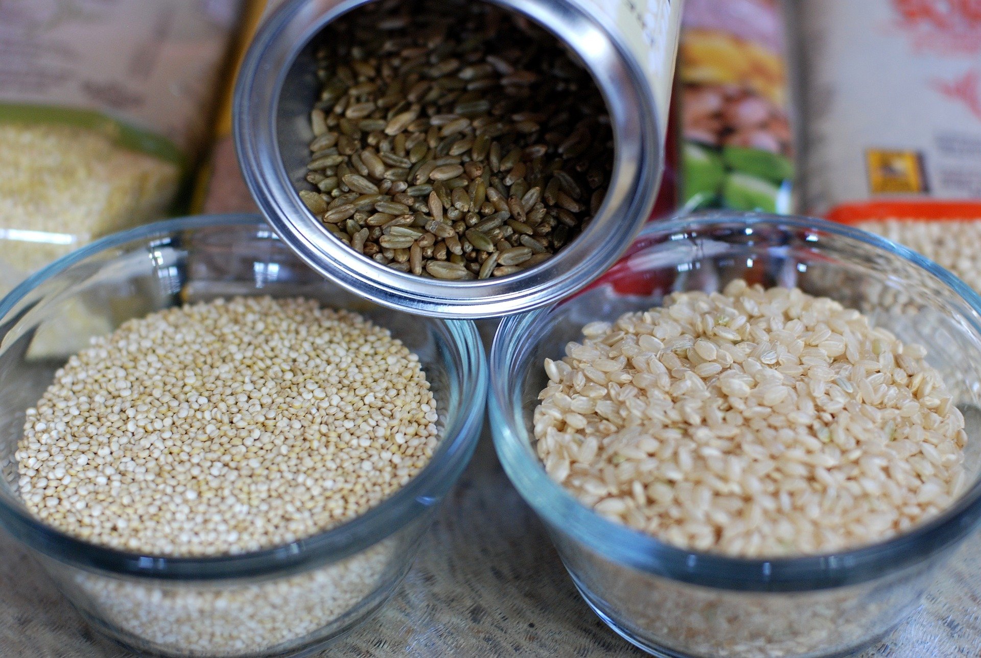 数種類の玄米